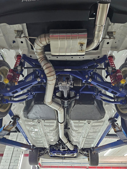 Układ wydechowy custom, AISI304, inox, sportowy układ wydechowy