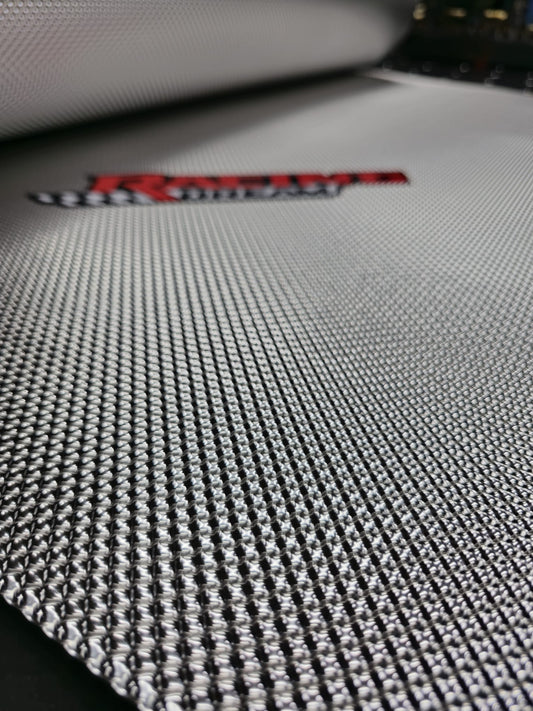 folia stal nierdzewna, 0,1mm, tłoczona, heatshield, termoizolacja